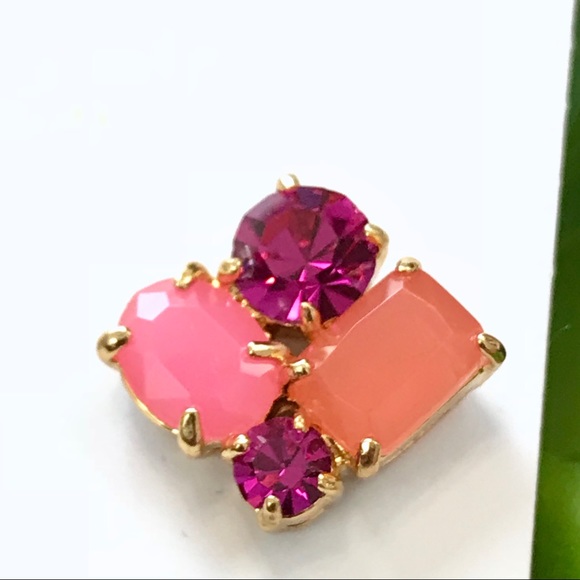 Kate Spade Multicolor/Gold Cluster Stud Earrings - Picture 3 of 8